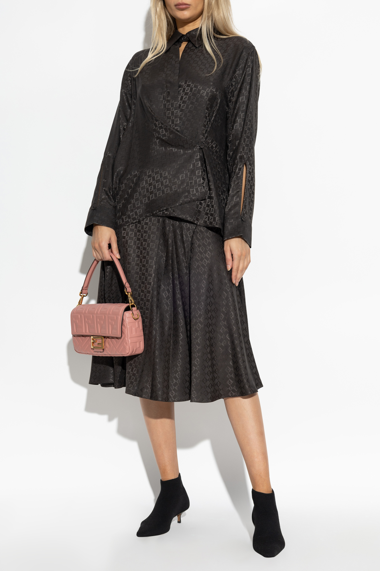 Fendi Silk skirt with monogram | Women's | Vitkac